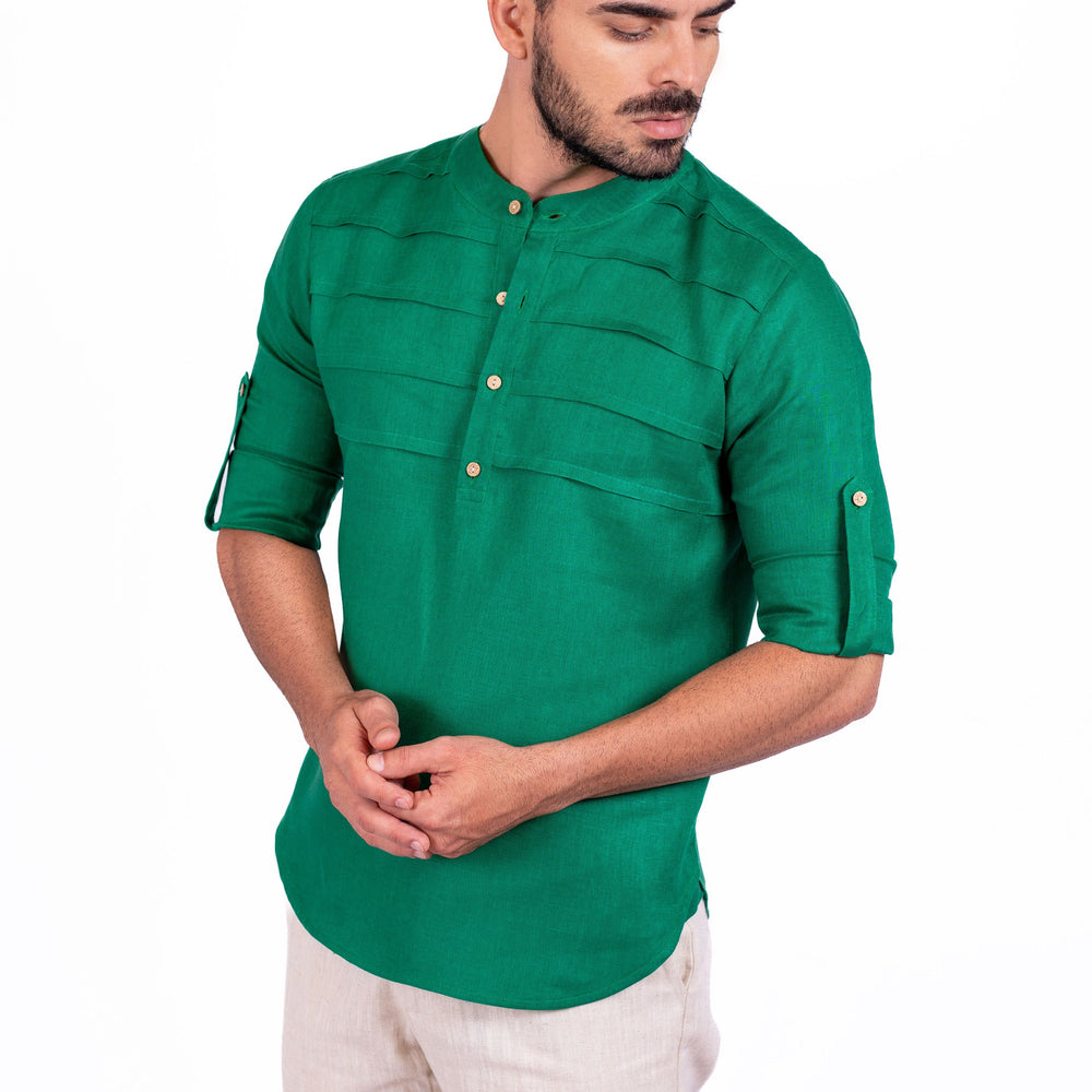 Camisa de lino para hombre